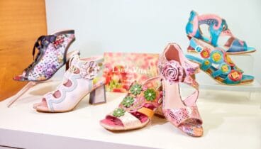 Sandalias de tacón florales – Calzados Ramón Marsal