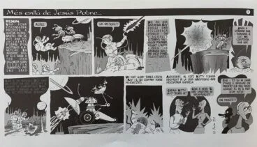 Séptima página cómic ‘Més enllà de Jesús Pobre’, El Persa