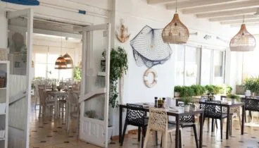 Terraza exterior de El Racó del Mar