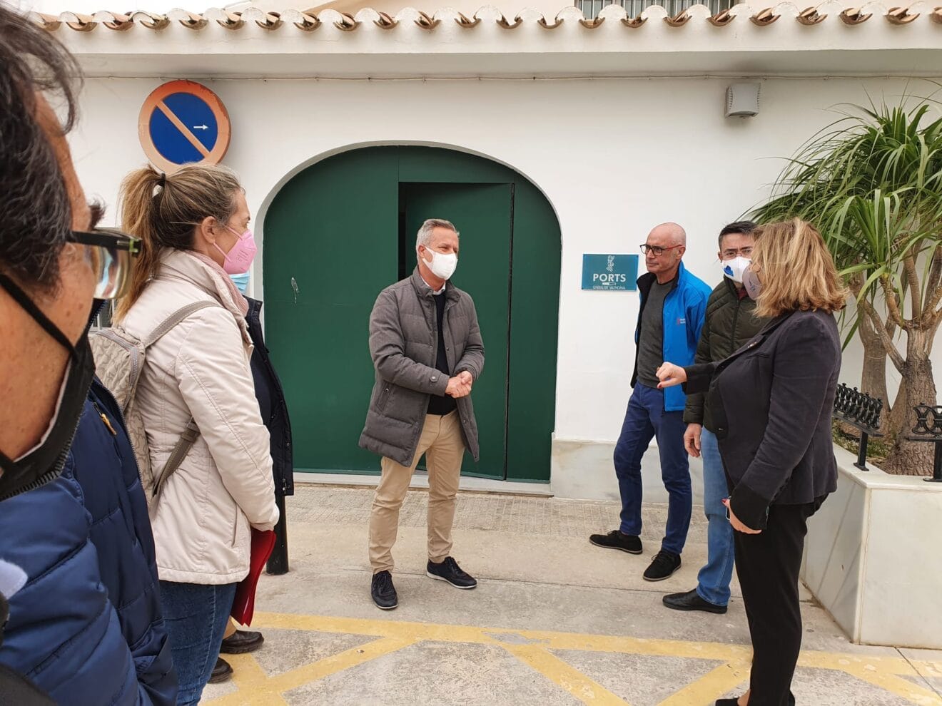 Visita al puerto de Calp