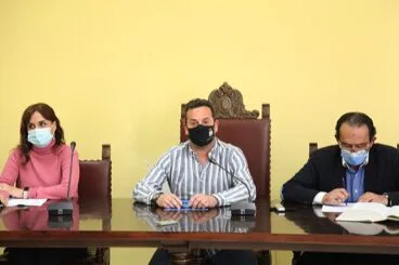 Ximo Coll en el Pleno de renuncia como alcalde de El Verger