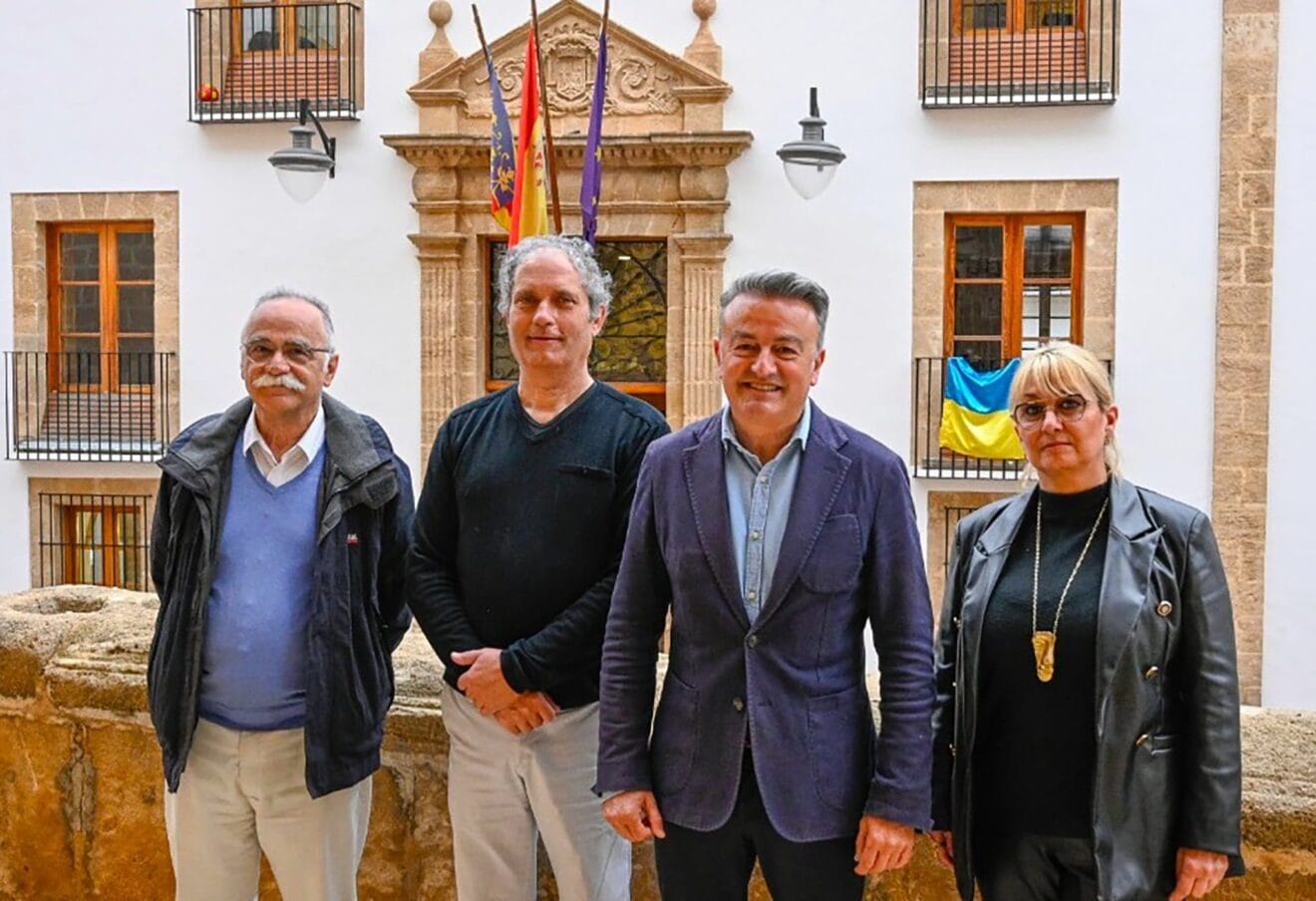 Algunos representantes del foro en Xàbia