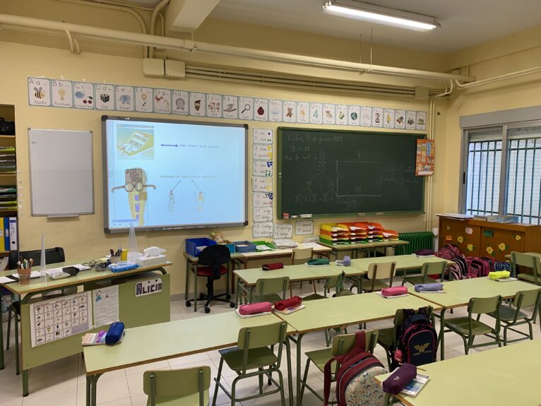 aula de un centro escolar de