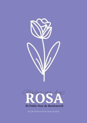 Cartel Festa de la Rosa Benitatxell 2022