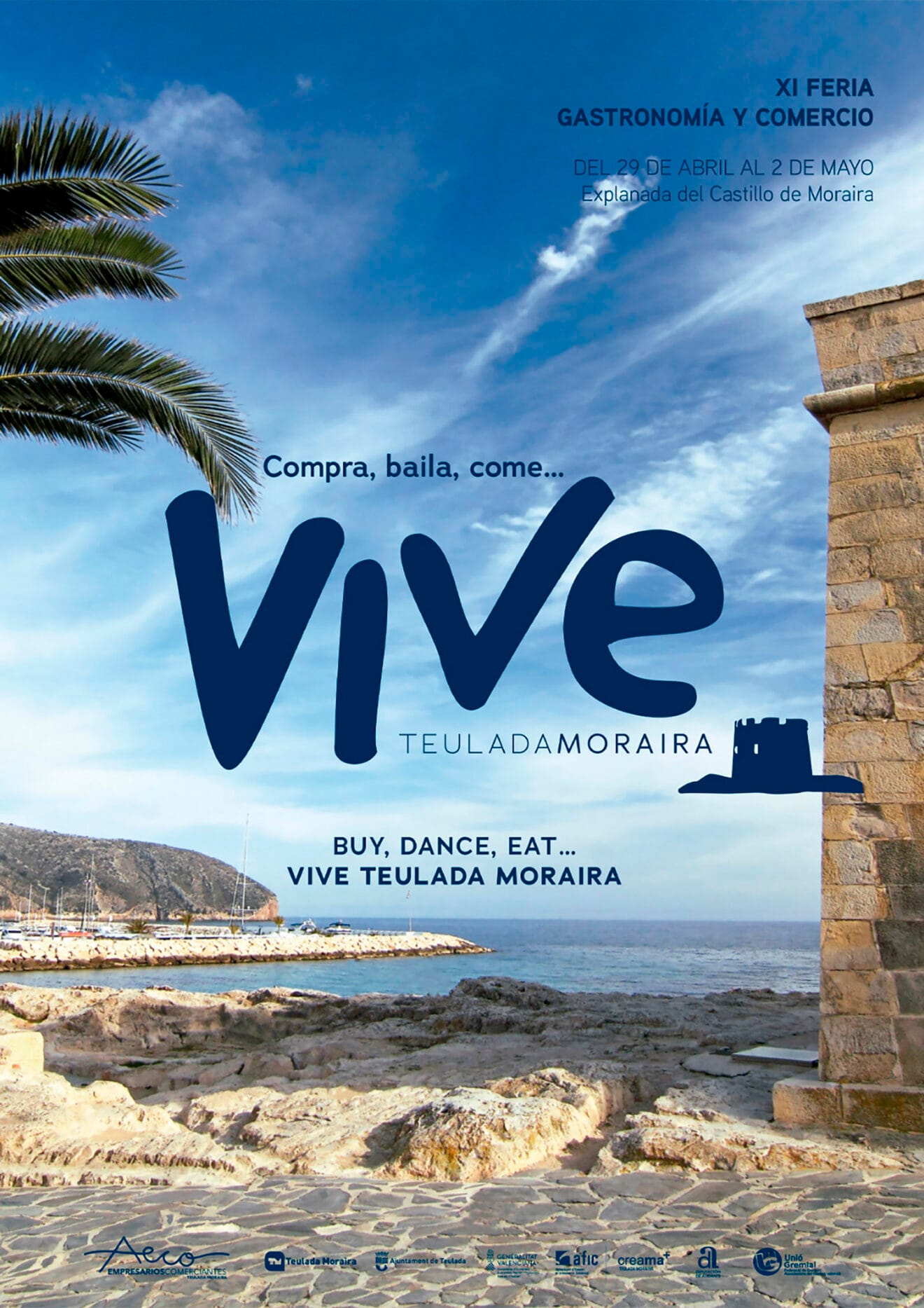 Cartel 'Vive Teulada-Moraira 2022'