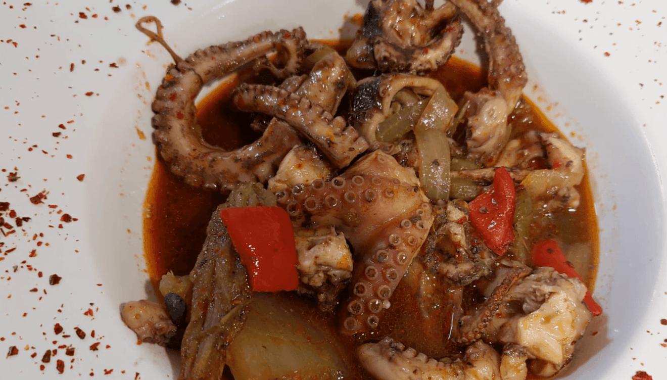 Comer pulpo en Beniarbeig