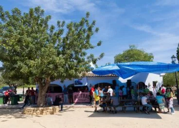 Comida popular el día de la Romería en la Font Santa de Teulada