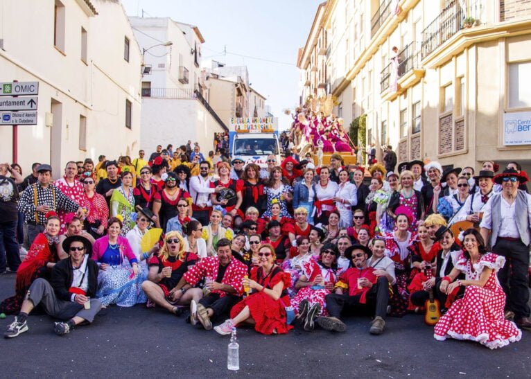 Disfraces en las fiestas de Benissa