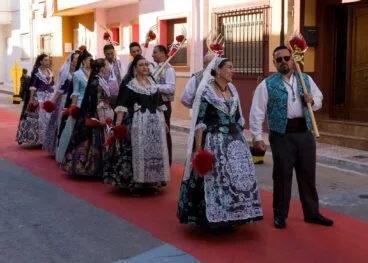 Festeros Mayores en la ofrenda