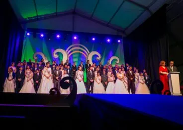 Gran escenario de la coronación de Reinas en Teulada