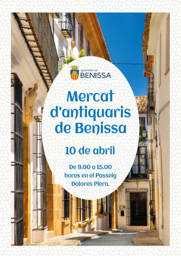 El éxito del primer Mercado de Antigüedades de Benissa determinará su continuidad 1 Imagen: Mercado de Antigüedades en Benissa
