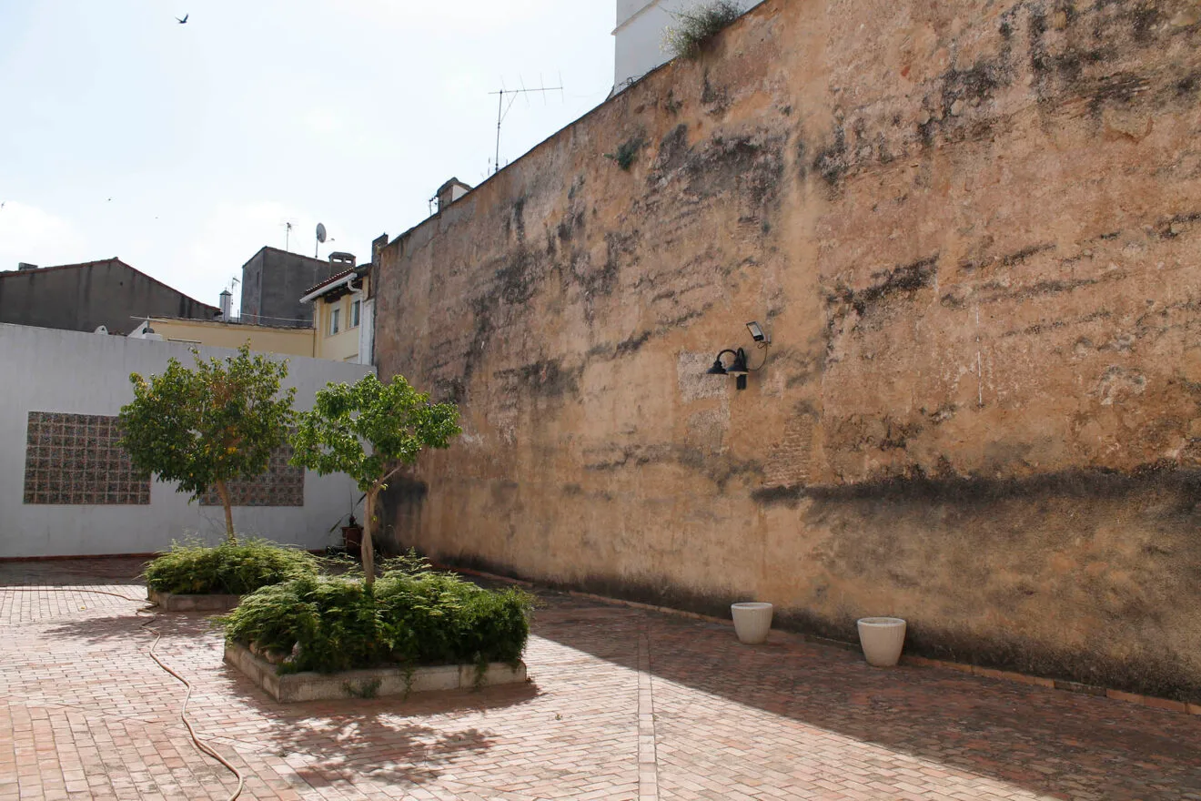 Muralla del patio de la Casa de Cultura