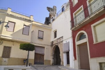 Parte del casco antiguo de Pego