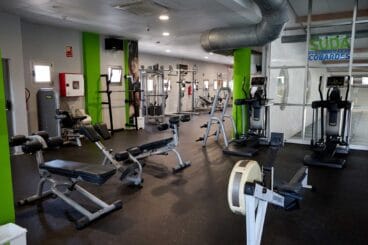 Sala de musculación del gimnasio de Dénia
