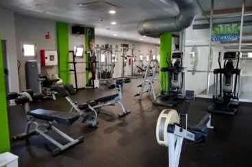 Sala de musculación del gimnasio de Dénia