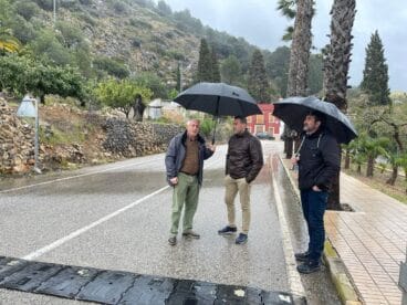 Visita a los municipios dañados