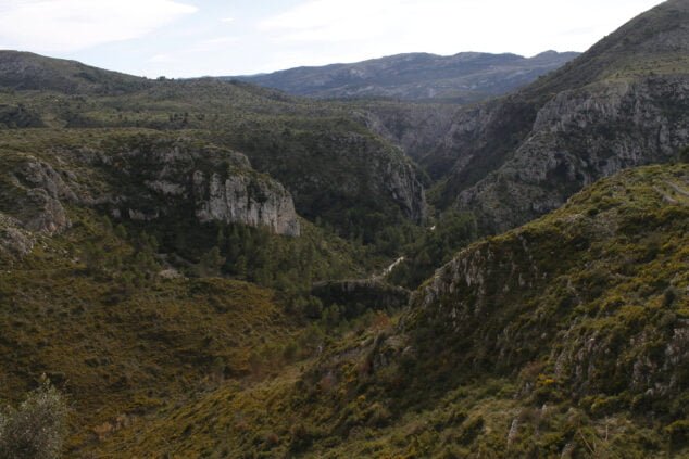 Imagen: Vista del Barranc de l'Infern desde Vall d'Ebo