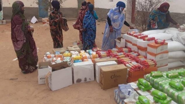 Imagen: Ayuda alimentaria al Sahara