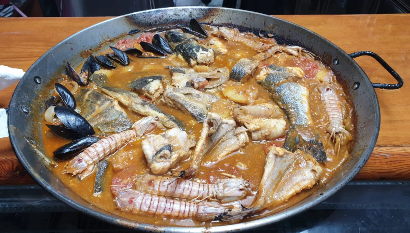 Caldereta de peix, típica en Dénia
