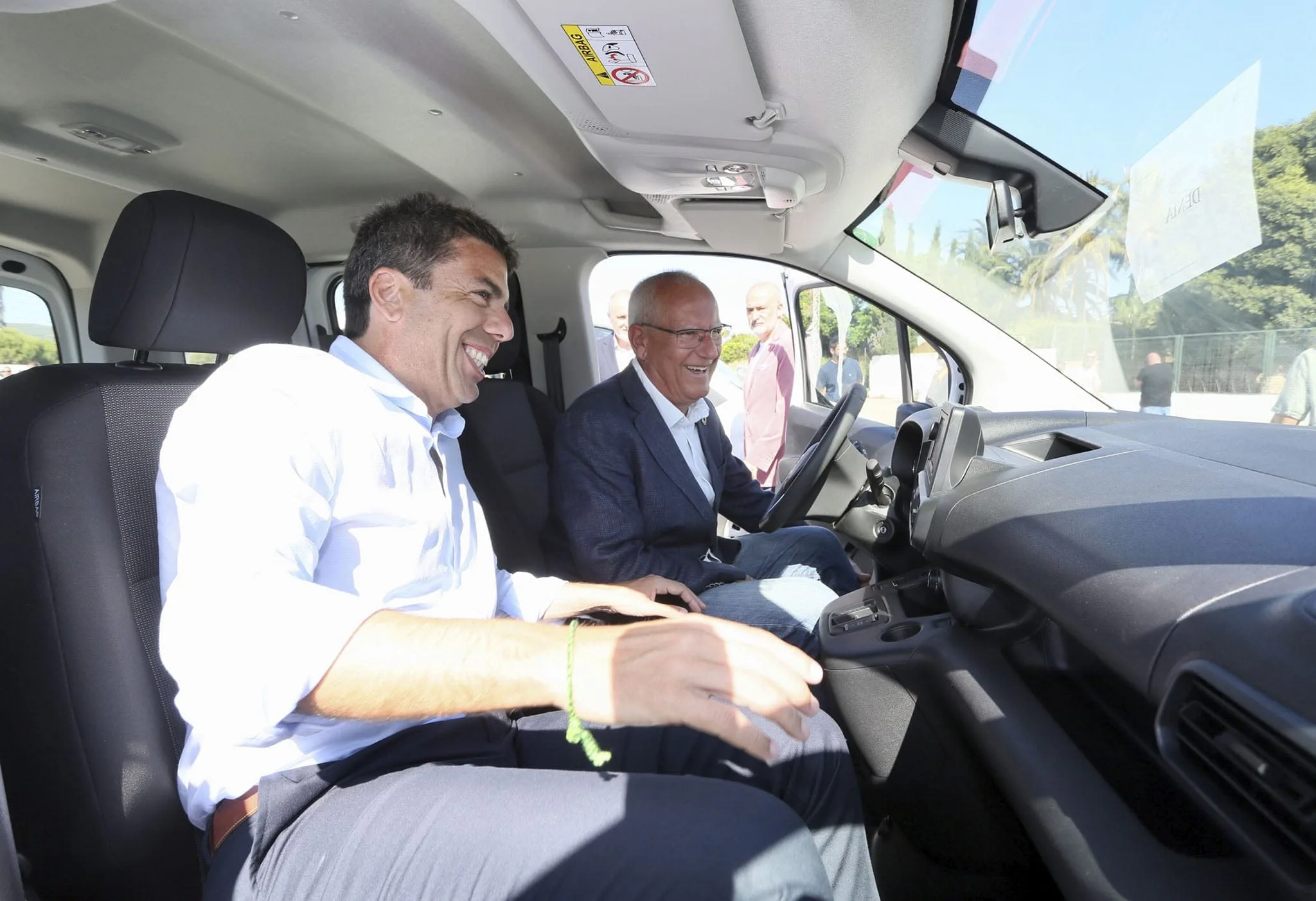 carlos mazon presidente de la diputacion y vicent grimalt alcalde de denia en la presentacion