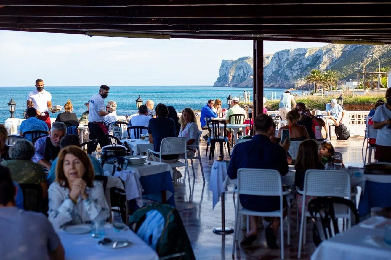 Comer con vistas al mar en Dénia