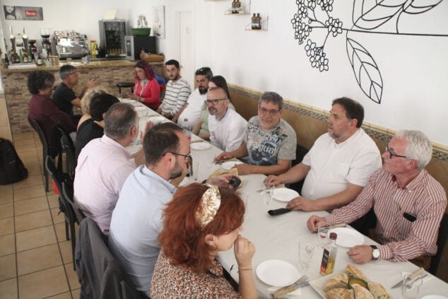 Imagen: Comida celebrada en Pedreguer junto al líder catalán