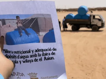 cooperacion del ayuntamiento de pedreguer en el sahara