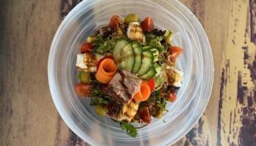 Deliciosas ensaladas en La Boheme