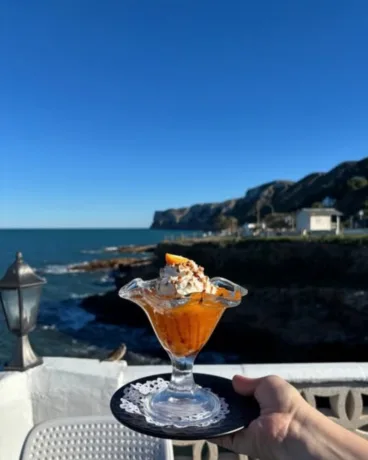 El toque dulce frente al Mediterráneo