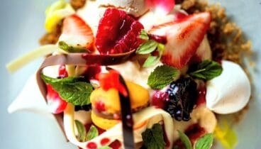 Exquisitos platos con diferentes ingredientes