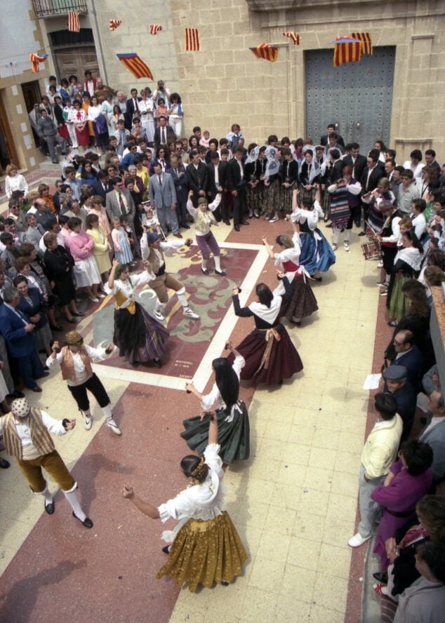 fiestas de la rosa en benitatxell 1986