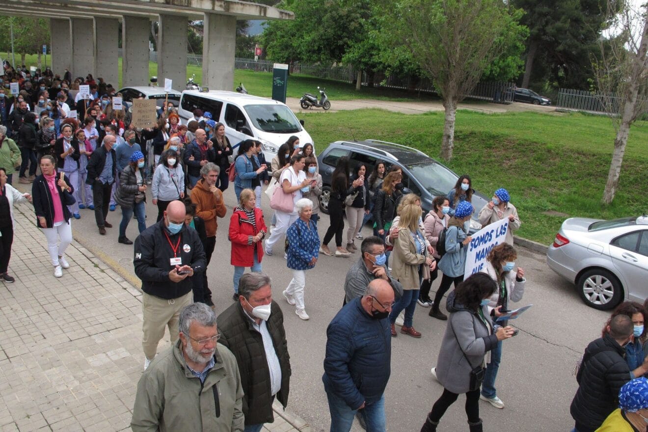 Manifestación en el Hospital de Dénia 03