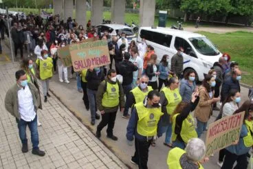Manifestación en el Hospital de Dénia 06