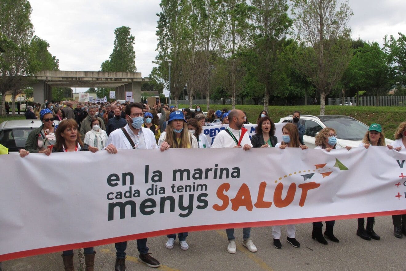 Manifestación en el Hospital de Dénia 07