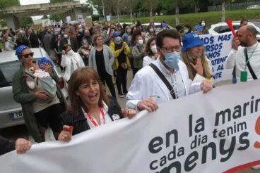 Manifestación en el Hospital de Dénia 08
