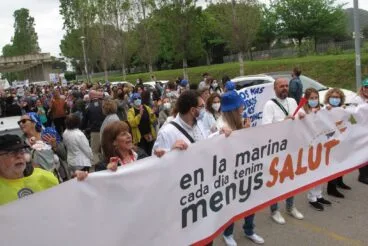 Manifestación en el Hospital de Dénia 10