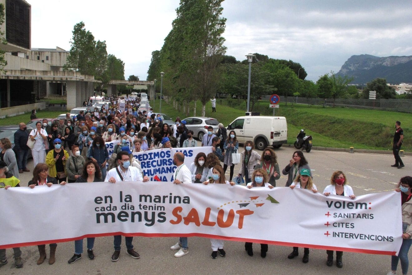 Manifestación en el Hospital de Dénia 18