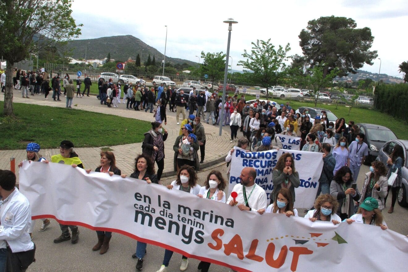 Manifestación en el Hospital de Dénia 20