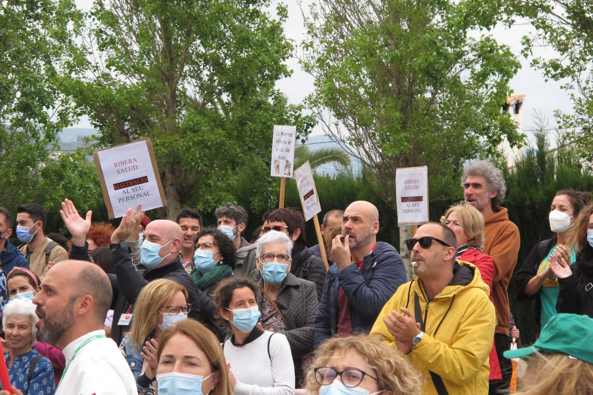 Manifestación en el Hospital de Dénia 24