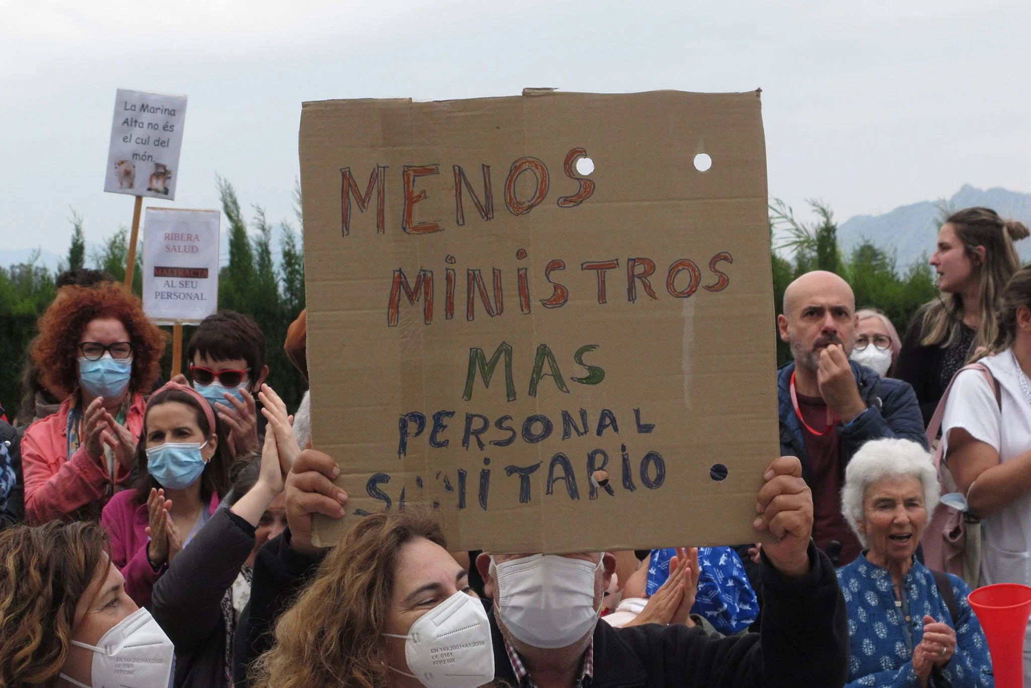 Manifestación en el Hospital de Dénia 27