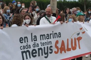 Manifestación en el Hospital de Dénia 28