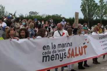 Manifestación en el Hospital de Dénia 29