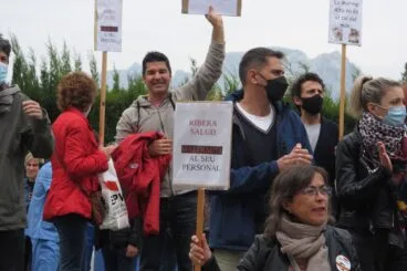 Manifestación en el Hospital de Dénia 30
