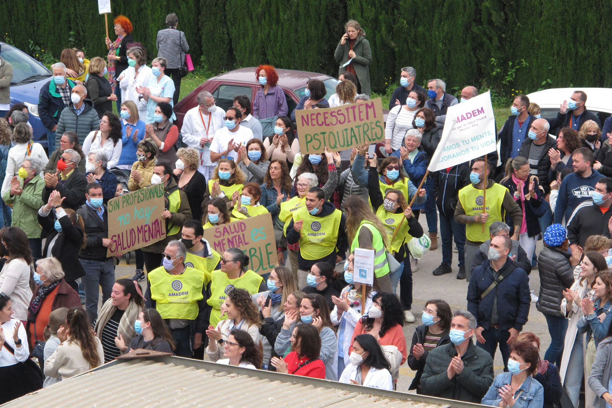 Manifestación en el Hospital de Dénia 34