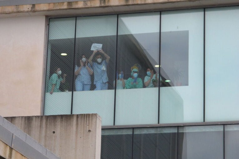 Manifestación en el Hospital de Dénia 35