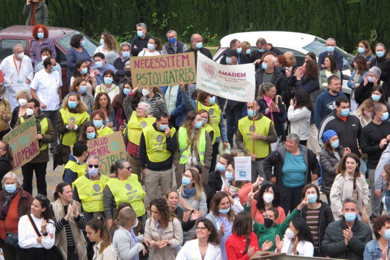 Manifestación en el Hospital de Dénia 36