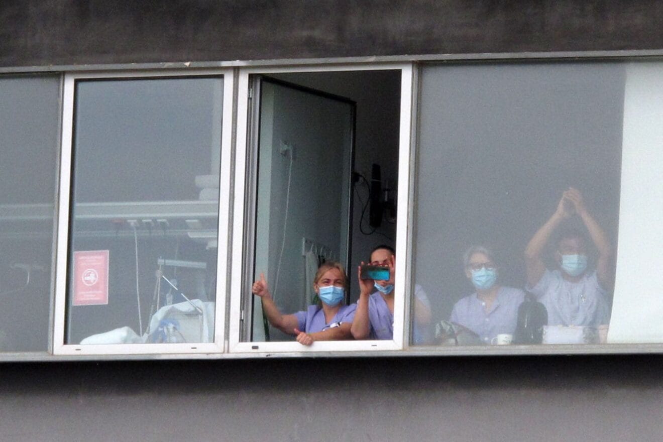 Manifestación en el Hospital de Dénia 38