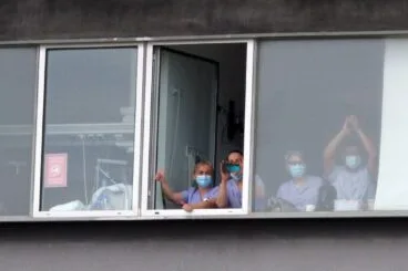 Manifestación en el Hospital de Dénia 38