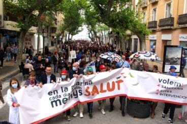 Manifestación por la sanidad comarcal en Dénia 02