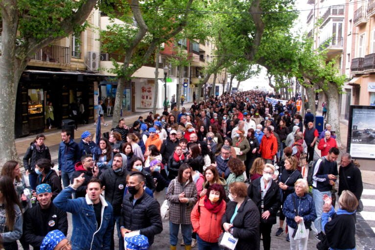 Manifestación por la sanidad comarcal en Dénia 03